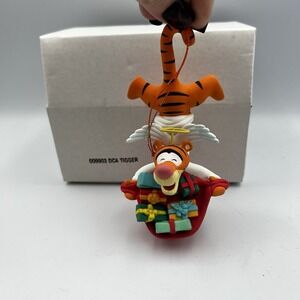 Vintage Grolier Disney‎ Christmas Ornament Winnie the Pooh Tigger Angel 009903
